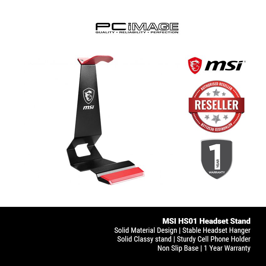 MSI HS01 Headset Stand Shopee Malaysia