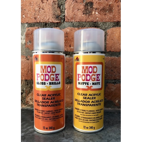 MOD PODGE Clear Acrylic Sealer GLOSS / MATTE 340g Shopee Malaysia
