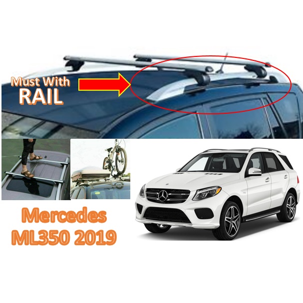 Mercedes ml350 roof store rack cross bars