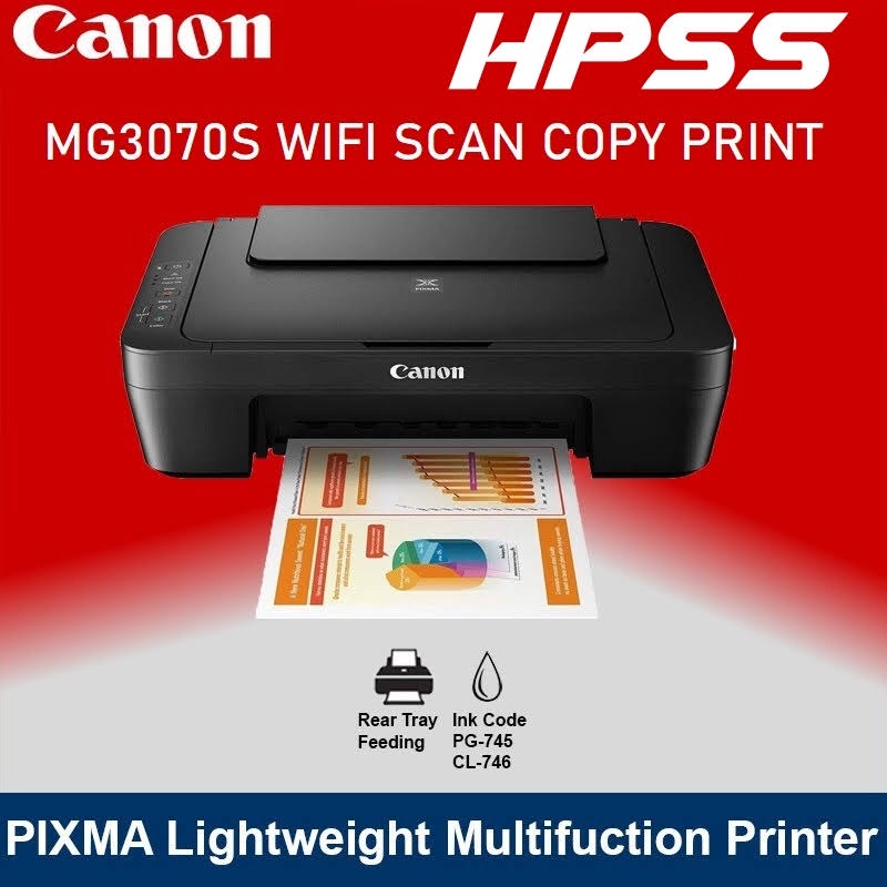 Canon TS307 CANON MG2577S CANON MG3070S / TS3470 Wifi Single Function