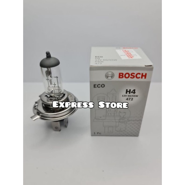 BOSCH Eco Halogen Car Headlamp Light Bulb H4 Perodua Kancil 660 & 850