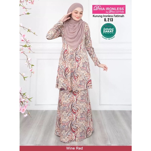 Baju Kurung Ironeless ( Fatimah ) | Shopee Malaysia