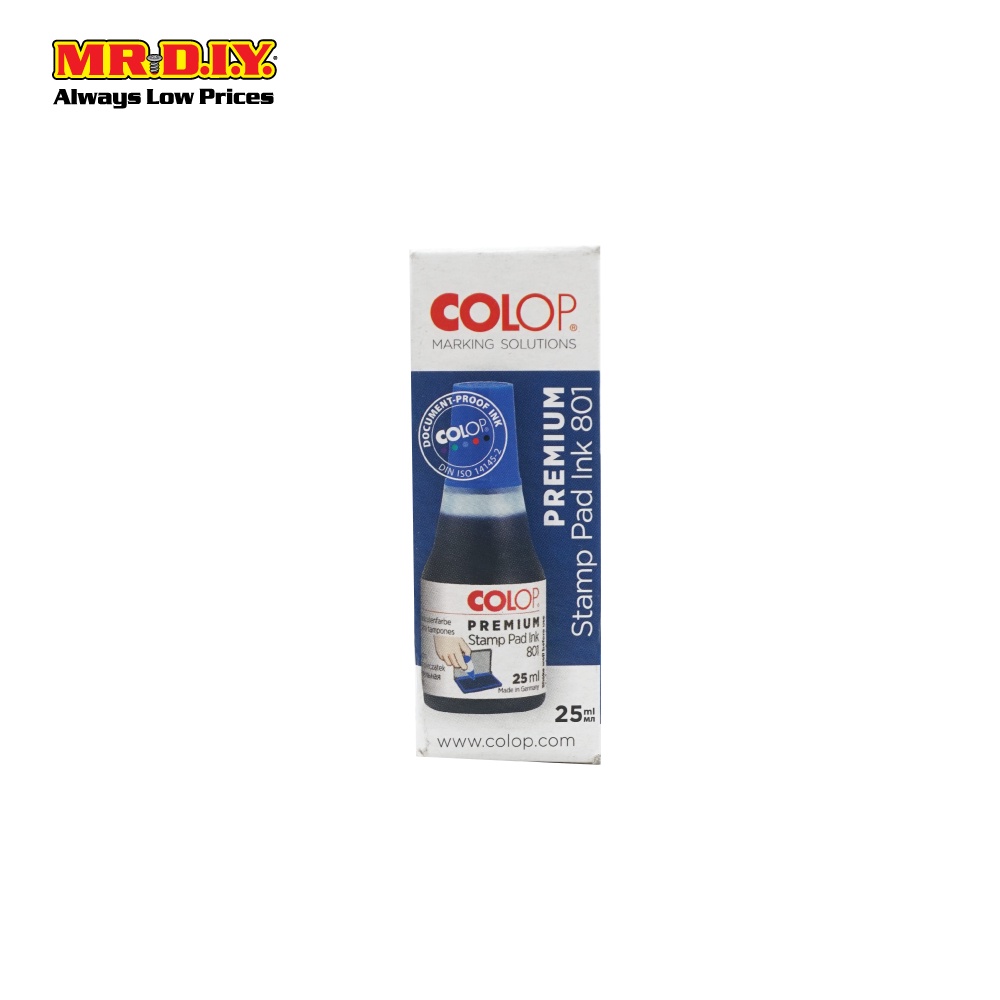 COLOP Stamp Pad Refill Ink Blue Shopee Malaysia