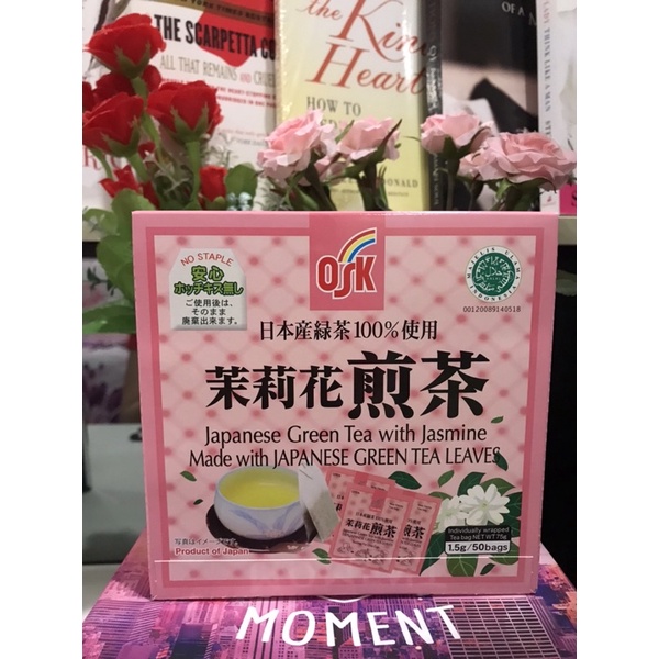 OSK Japanese Green Tea with Jasmine Made with Japanese Green Tea Leaves