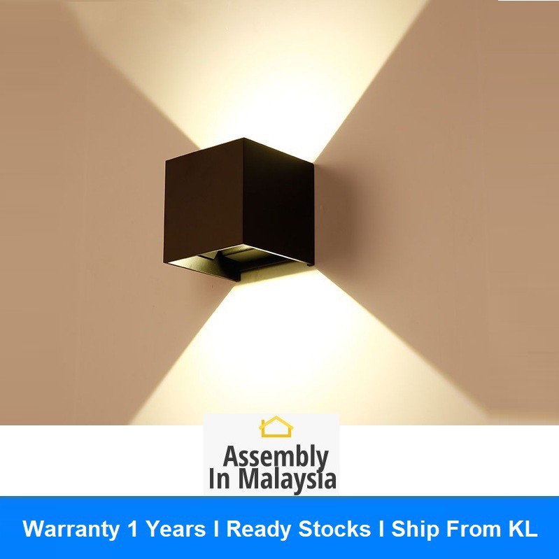 Modern LED Adjustable Up and Down Wall Light - Outdoor Wall Lights ...