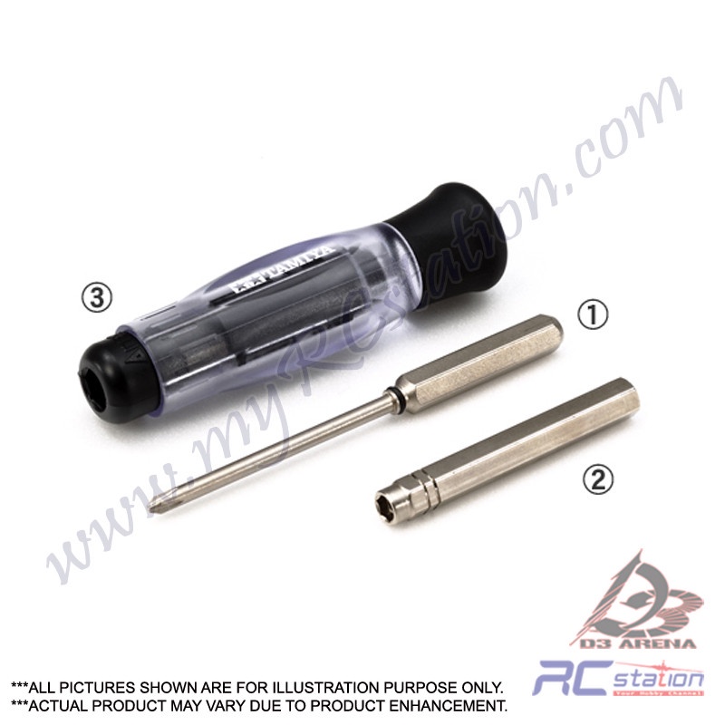 Tamiya Tools #74131 - Tamiya Mini 4WD (+) Screw & Nut Driver Set PRO ...