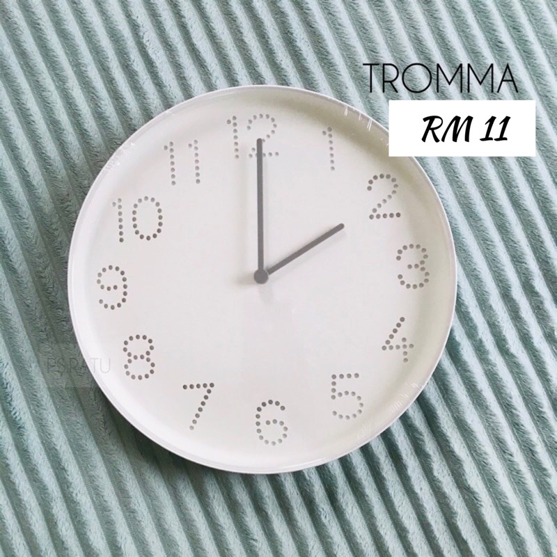 NEW !! 🔵 READYSTOCK 🟡 IKEA TROMMA | Wall Clock | Shopee Malaysia