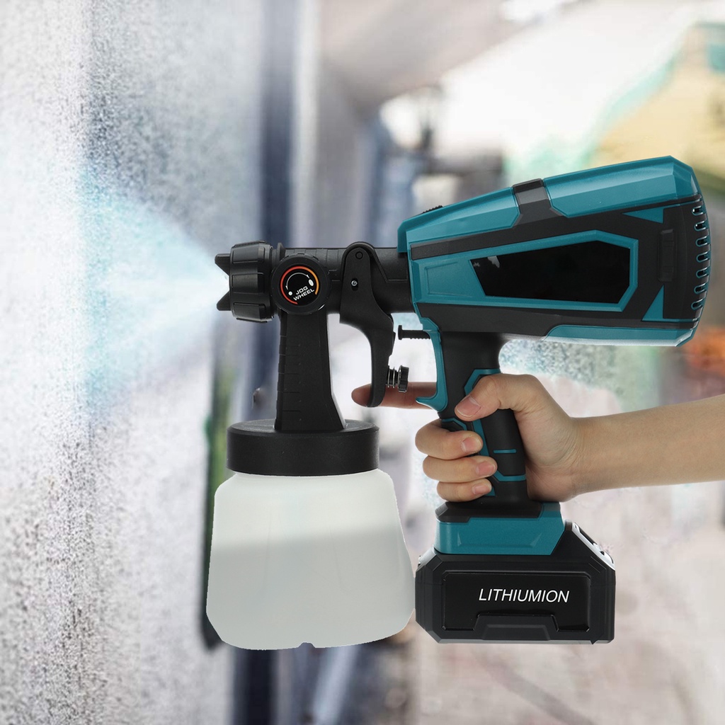 850W Electric Cordless Spray Gun Household Convenience Spray Paint With ...