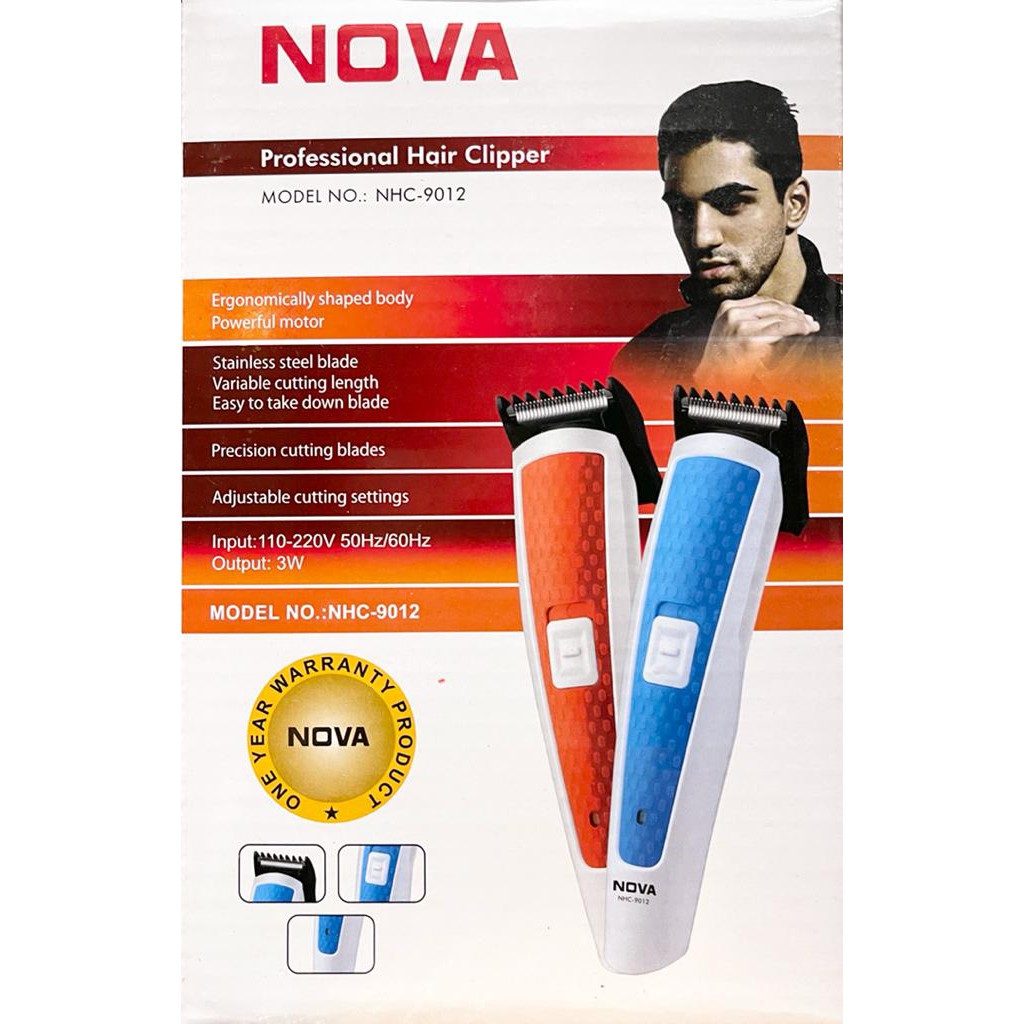 NOVA Professional Hair Clipper NHC9012 Shopee Malaysia