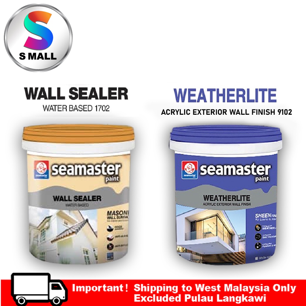 18L Seamaster Paint Wall Sealer 1702 and WeatherLite White 9102 ...