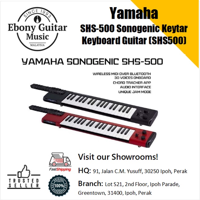 Yamaha SHS-500 Sonogenic Keytar Keyboard Guitar (SHS500) | Shopee Malaysia