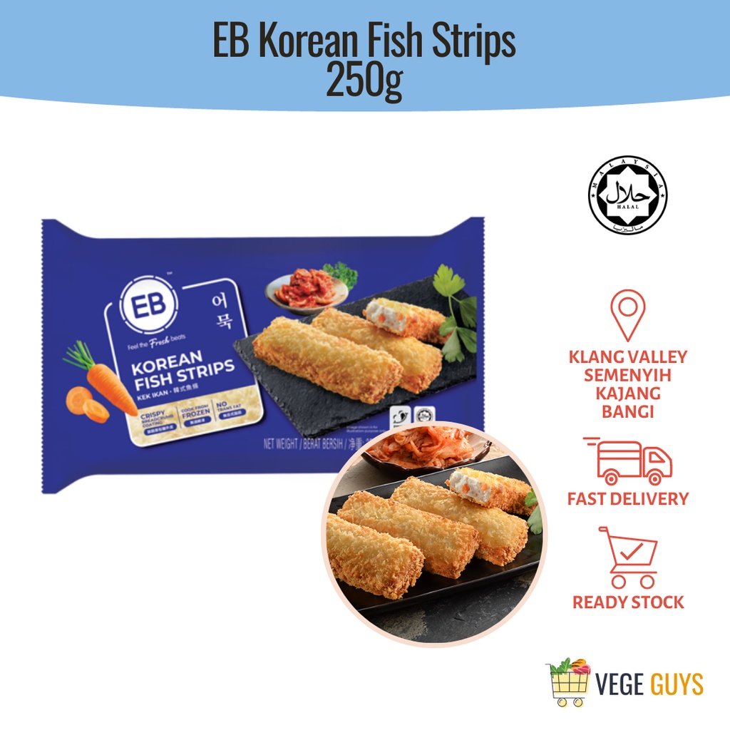 EB Korean Fish Strips 韩式鱼条 (250g) | Shopee Malaysia