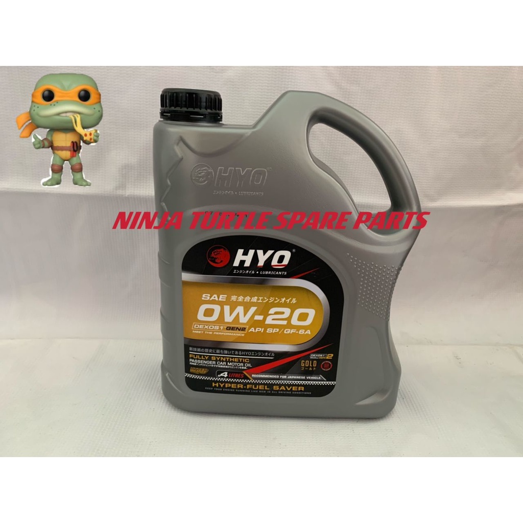 HYO 0W20 SAE (FULLY SYNTHETIC) 0W20 API SP/GF-5 Engine Oil 4LITER ...