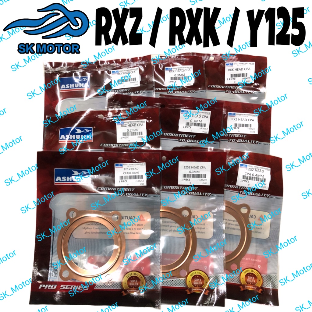 0.2mm 0.3mm 0.4mm 0.5mm Ashuka RXZ RXK Y125Z Y125ZR Y125 125Z 125ZR ...