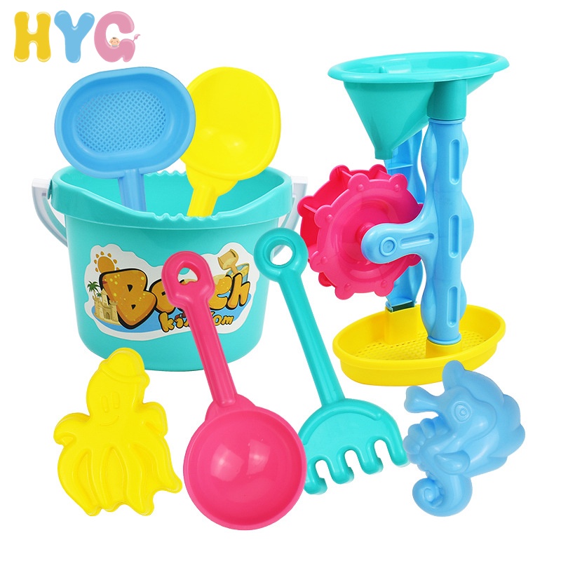 HYG Toys Beach castle toy Sand Wheel Kids Sand Toys Sets Sand Toy Beach