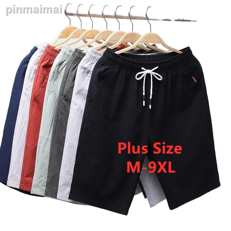 100% Cotton Shorts Men Short Pants Beach Shorts Seluar Pendek Lelaki Plus  Size M-5XL