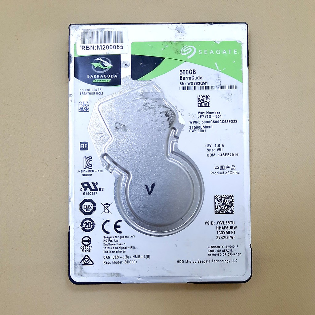 Seagate barracuda 500GB Laptop HDD Sata 2.5 inch ST500LM030 Hard Disk ...