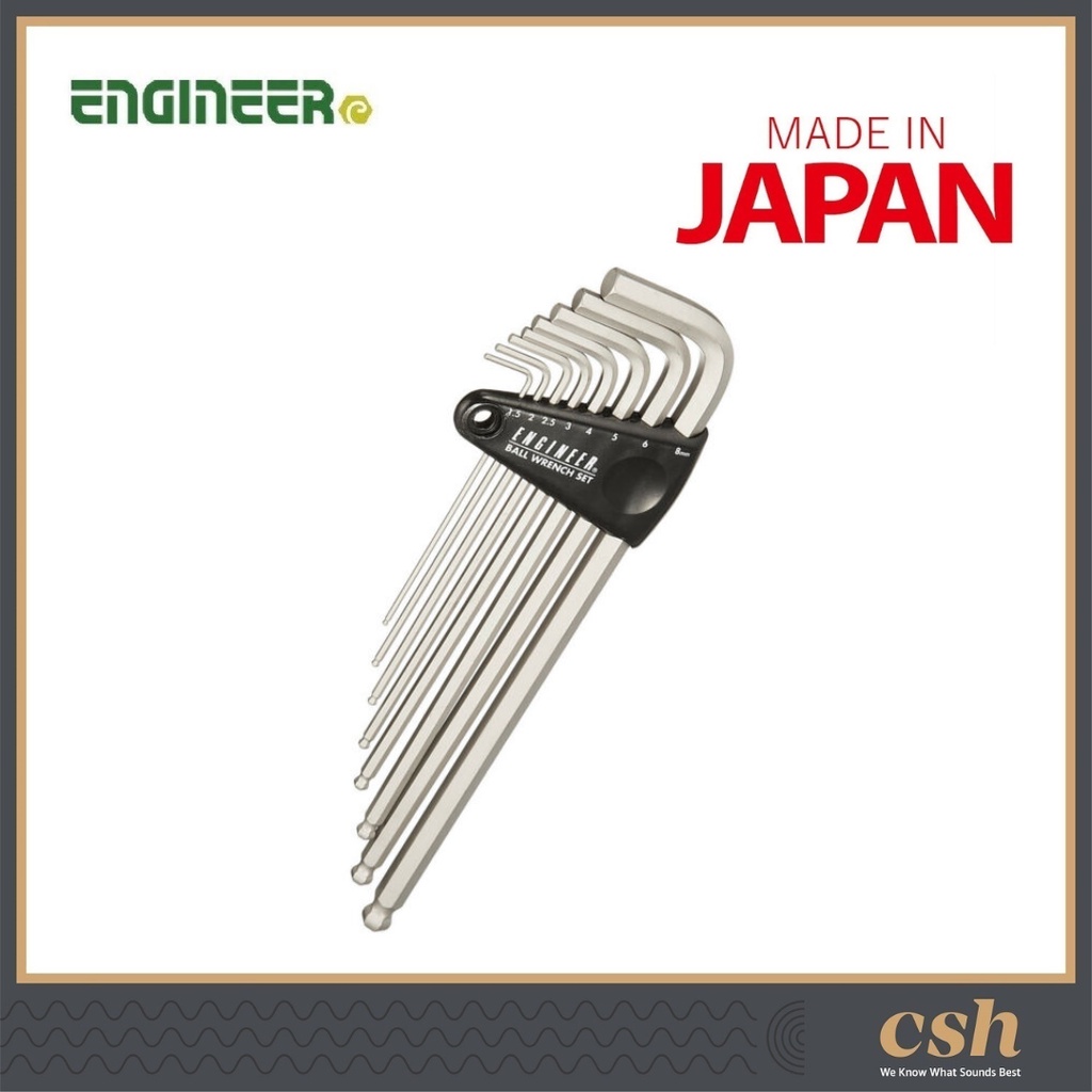 ENGINEER TWB-01 Ball Point Hex Wrench Set (Made In Japan) | Shopee Malaysia