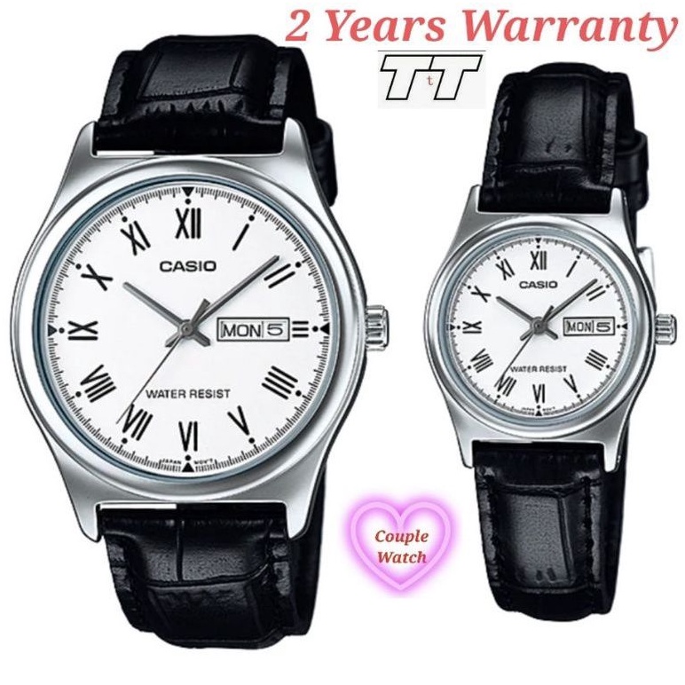 Casio Couple Watches MTP-V006L-7B & LTP-V006L-7B [2YEARS WARRANTY] Jam ...