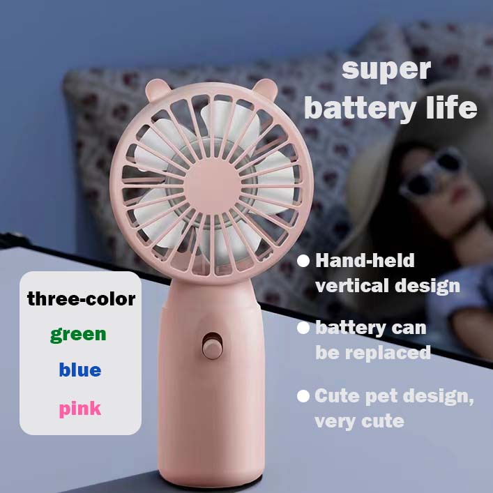 2024 NEW Hand Table Mini Clip Fan AA Battery Desk Cooling Small Kipas   F9d4c09c413567b4863d313b264ffd1b