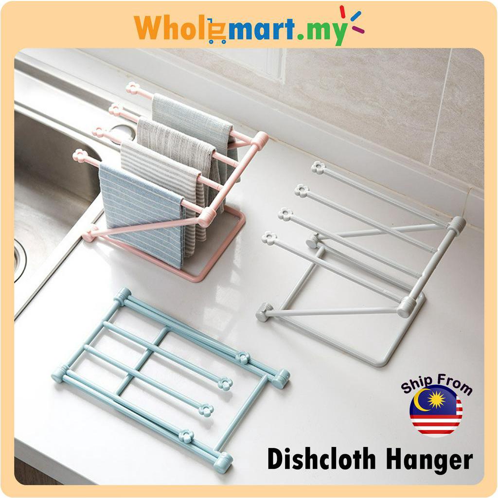 Foldable Rack Rag Holder Milk Bottle Drying Rack Kitchen Stand Drying ...