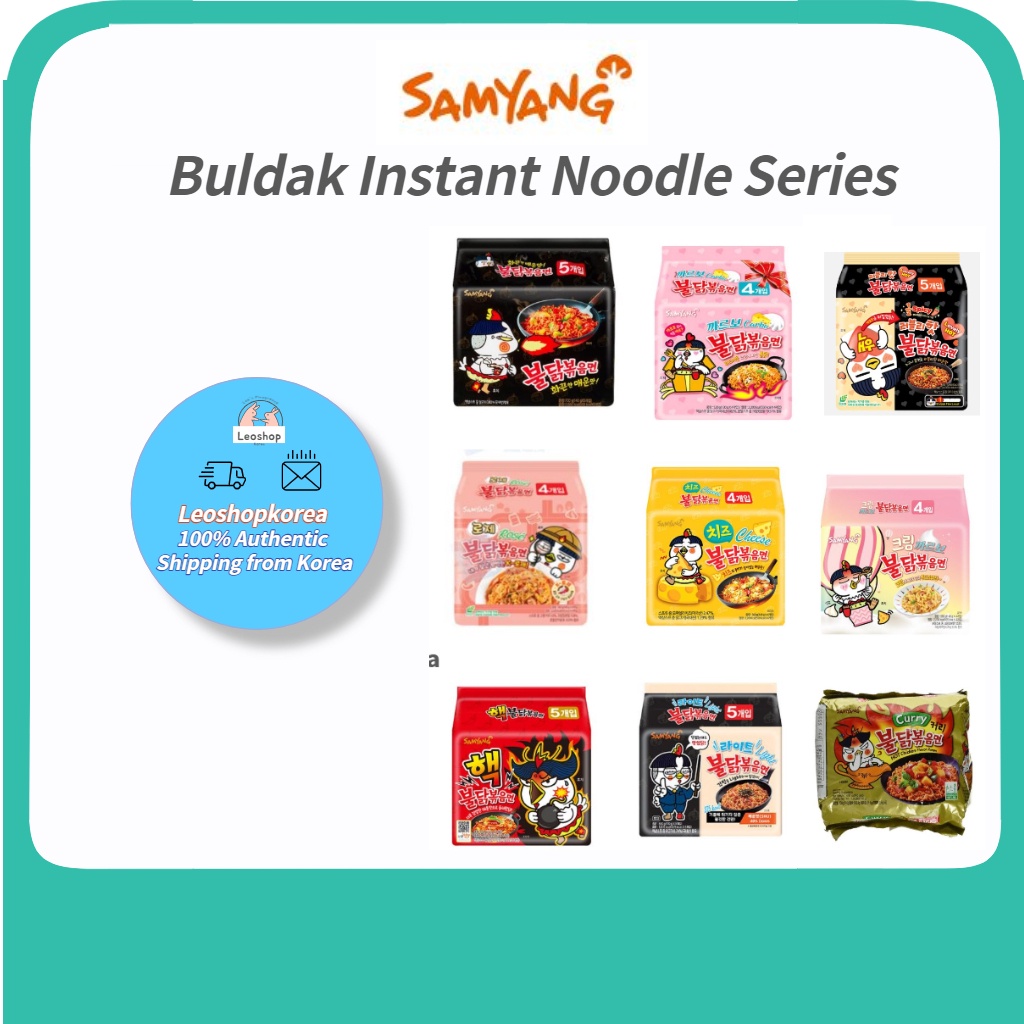 Samyang Buldak Korean Ramen Instant noodle Series Original/Lovelyhot ...