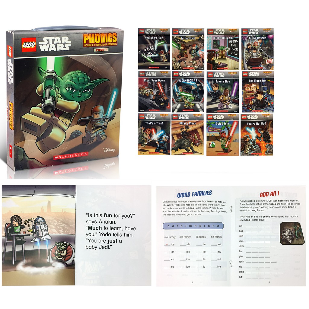 LEGO STAR WARS Phonics Box Set Shopee Malaysia