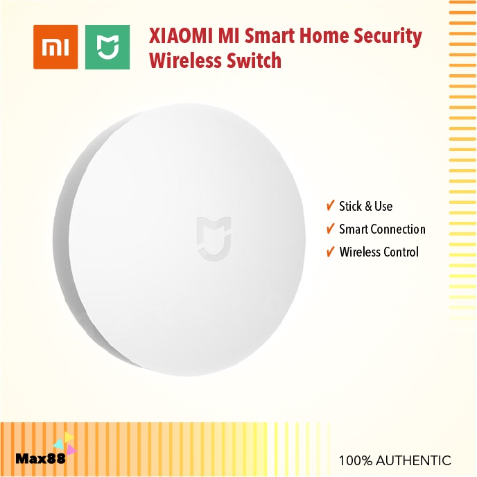 Xiaomi Mi Smart Home Security Wireless Switch - WXKG01LM / Bluetooth ...