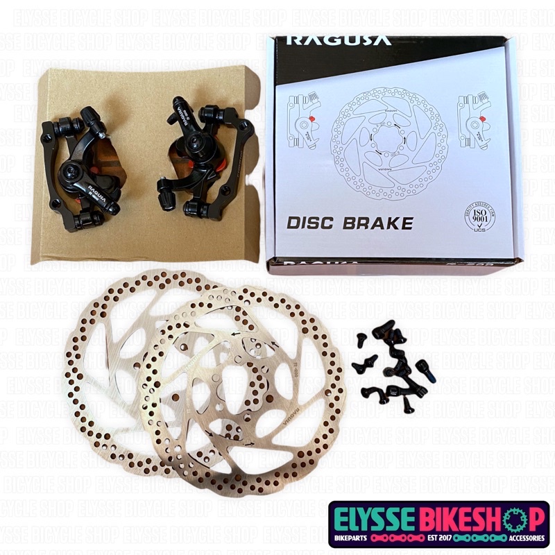 Ragusa R100 / Inspeed Bicycle Mechanical Brake Caliper with disc rotor ...