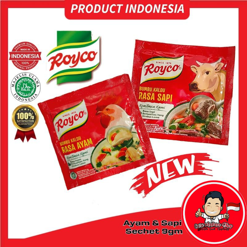 Cap Royco Ayam Sapi Lembu 1Renteng x12pcs 🇮🇩 Ajinamotor Masako Perisa ...