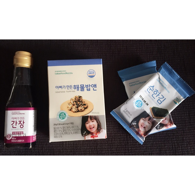Bebefood Soy Sauce+Rice sprinkle+Mild Seasoned Laver | Shopee Malaysia