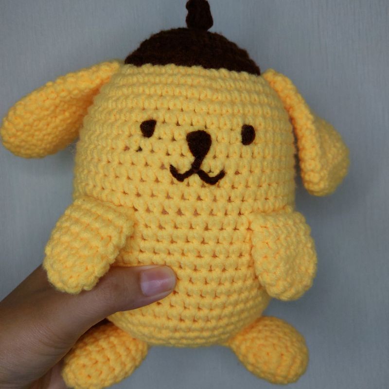 pompompurin cute amigurumi doll handmade crochet | Shopee Malaysia