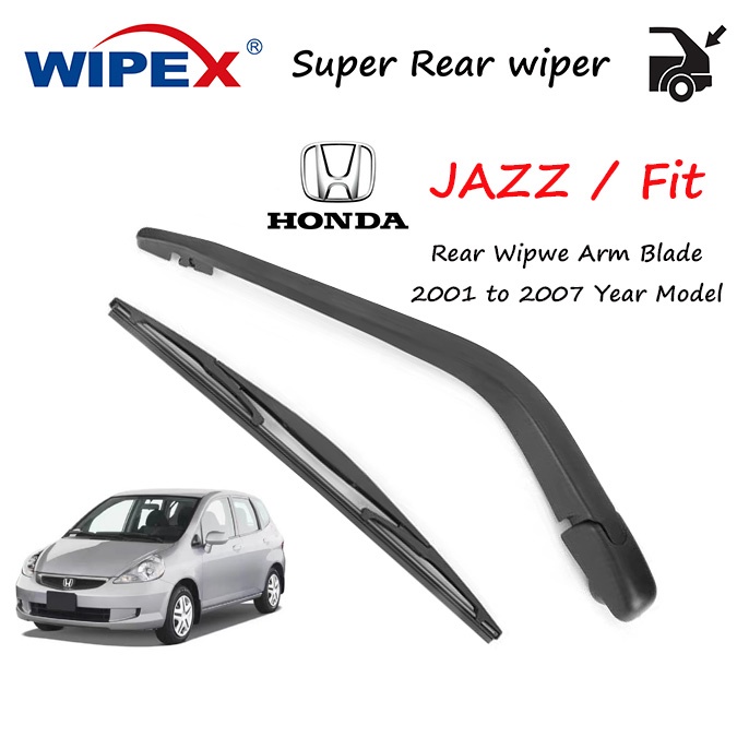 (Original) Honda JAZZ Rear Wiper ARM Blade Assembly Set for 2000 to