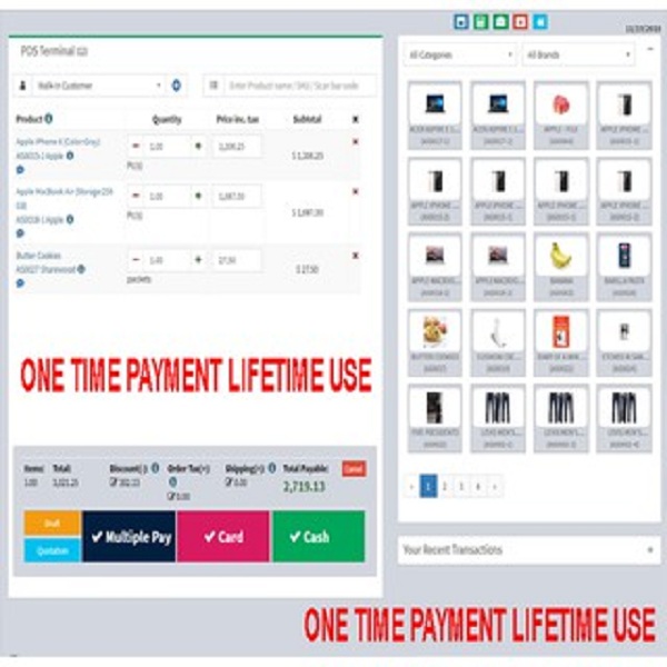 Pos System - Stock Management, Point of Sale & Invoicing & Inventory ...