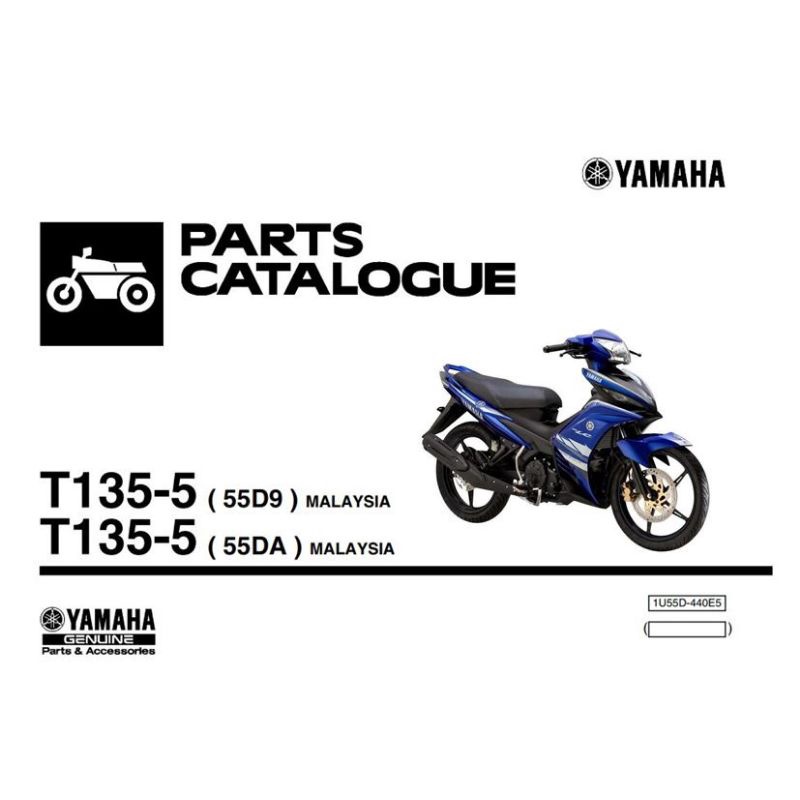 KATALOG PARTS MOTOR YAMAHA LC135 / YAMAHA LC V2 V3 V4 / BUKU KATALOG