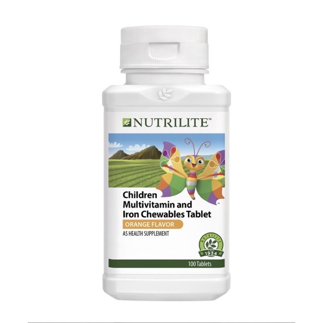 Nutrilite children chewables multivitamin and Iron | Shopee Malaysia