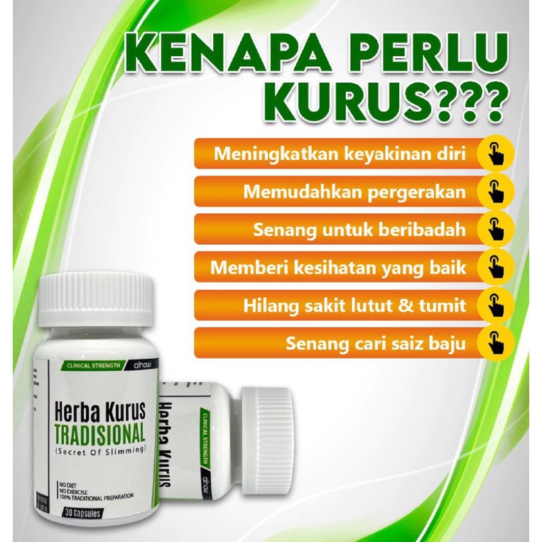 Hkt Jamu Herba Kurus Tradisi Original 30biji Shopee Malaysia 1419