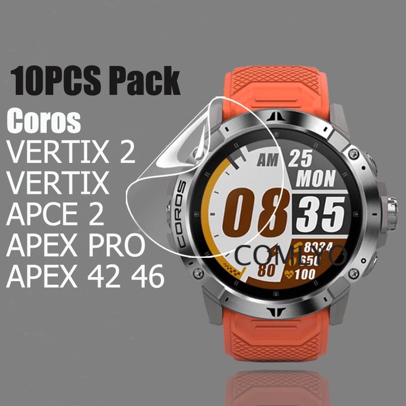 Coros Pace 2 / Coros Apex Pro 46 mm 42mm VERTIX 2 Screen Protector HD TPU Soft Film Not Tempered
