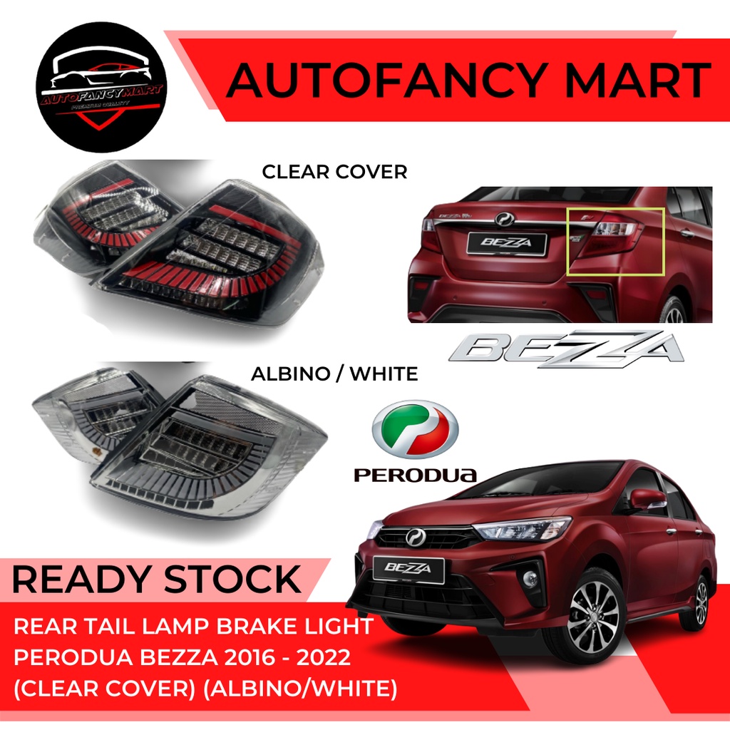 PERODUA BEZZA 2016 - 2022 TAIL LAMP LIGHT BAR RUNNING LED JDM ALBINO ...