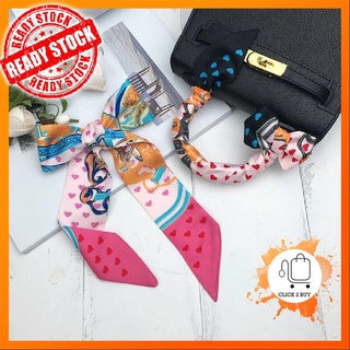 Ready Stock In Malaysia TWILLY RIBBON tie jute BAG ACCESSORIES handbag  handle silk TWILLIES BOW neck scarf SET D,E,F, Women's Fashion, Watches &  Accessories, Other Accessories on Carousell