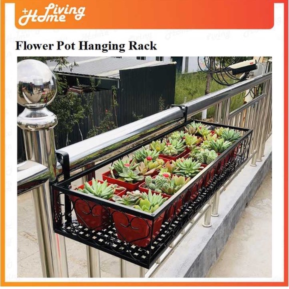 100cm Iron Flower Hanging Rack / Flower Pot Rack / Balcony Flower ...