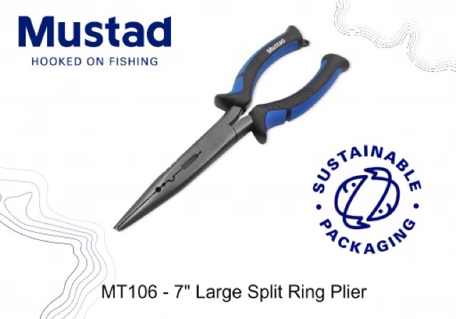 Mustad 7” Large Split Ring Pliers MT106