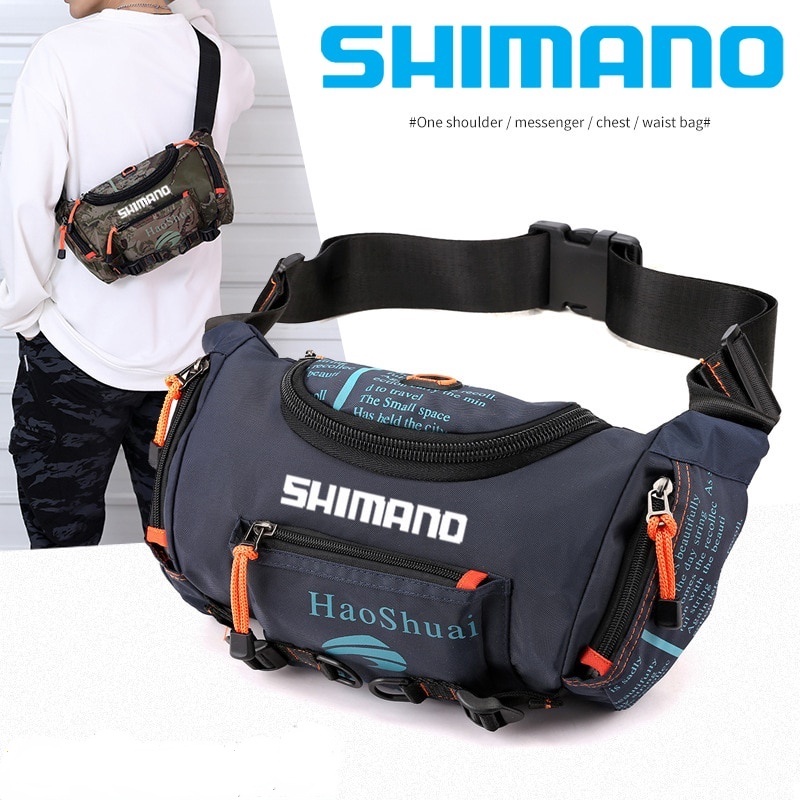 Shimano Fishing Bag Multi-function Travel Bag Bumbag Waist Money Belt  Passport Wallet Zipped Pouch Camouflage Waist Packs