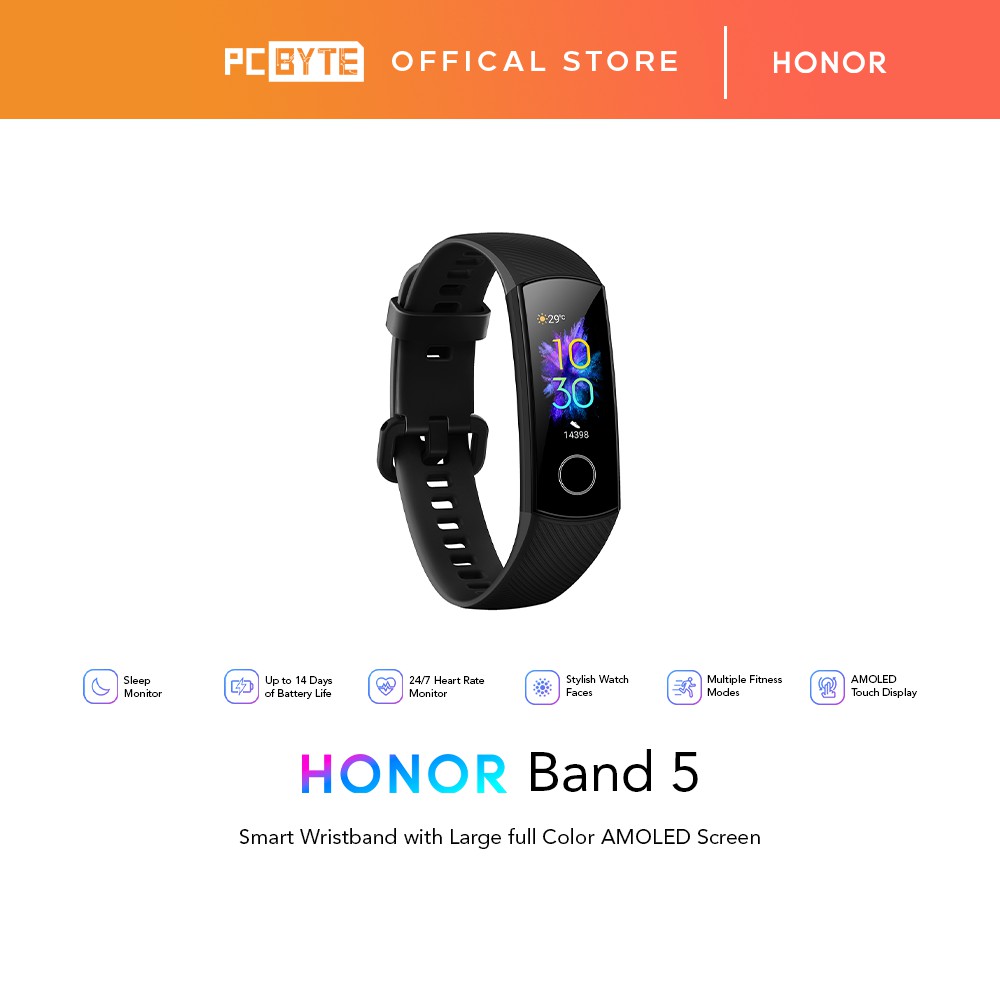 Honour band 5 hot sale global version