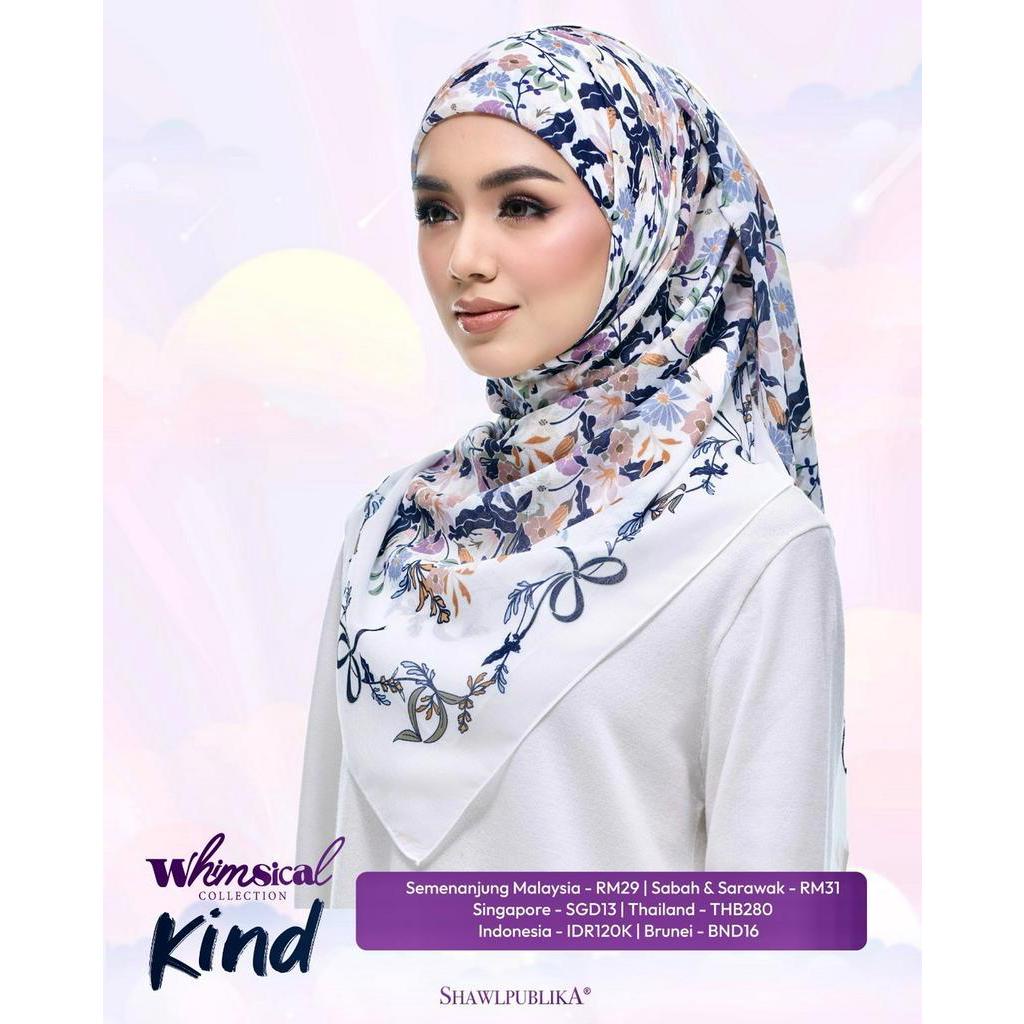 𝗦𝗛𝗔𝗪𝗟𝗣𝗨𝗕𝗟𝗜𝗞𝗔 Whimsical & Maharani Raya -Tudung Bawal Cotton Bidang 45 ...