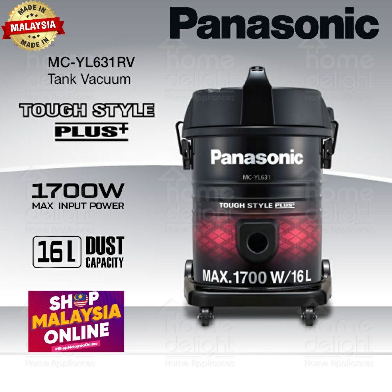Panasonic Vacuum Wet & Dry 16 Litre 1700W MC-YL631 | Shopee Malaysia