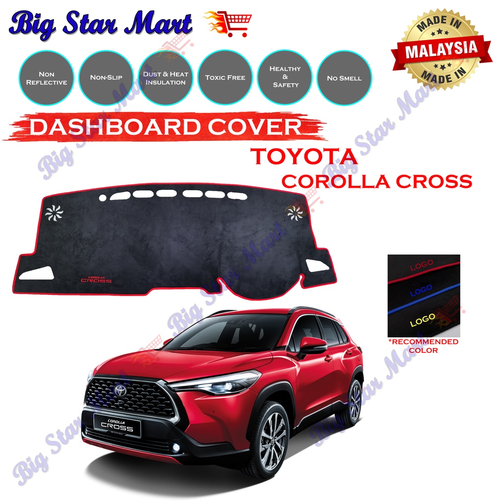 (Ready Stock) Toyota Corolla Cross 2022 Dashboard Cover High Quality