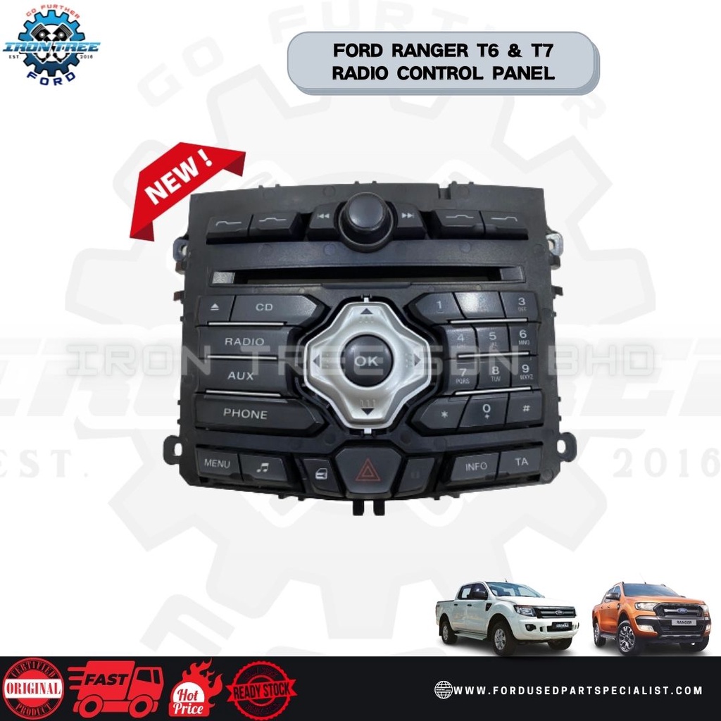 Ford Ranger T6 & T7 Radio Panel & Center locking panel (Used Genuine ...