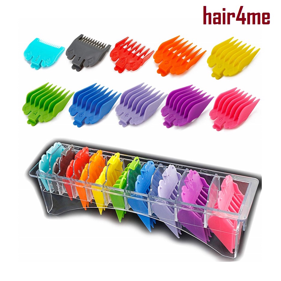 Plastic Attachment Organiser Box Hair Cutting Guides Clipper Attachment ...