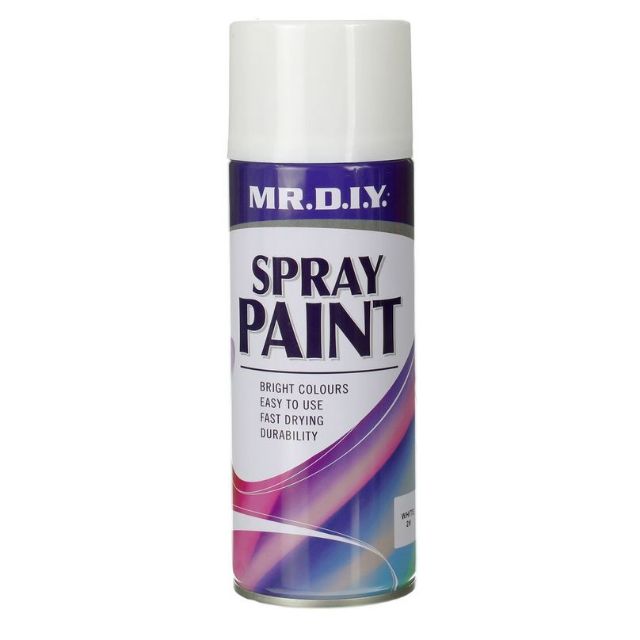 MR.DIY Spray Paint White (400ml) Shopee Malaysia